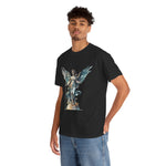 Unisex heavy cotton tee featuring an artistic angel design, perfect for casual wear. My Name Is POD