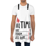 Custom Accessories - BBQ Timer Apron - Fun Cooking Gift, Personalized Kitchen Accessory, Grilling Companion, Perfect for BBQ Parties, Cookouts by Mynameispod