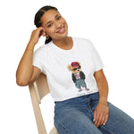 Custom T-Shirt - Bearly Hip: Unisex Softstyle Tee by Mynameispod