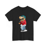Custom T-Shirt - Chill Bear Hip - Hop Cotton Tee by Mynameispod