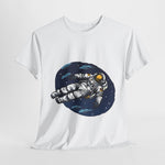 Custom T-Shirt - Cosmic Quest: Astronaut Adventure Game by Mynameispod