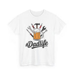 Custom T-Shirt - Dad Life Heavy Cotton Tee, Funny Dad Shirt, Gift for Father's Day, Unisex Tee, Casual Wear, Dad Joke Shirt by Mynameispod