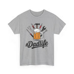 Custom T-Shirt - Dad Life Heavy Cotton Tee, Funny Dad Shirt, Gift for Father's Day, Unisex Tee, Casual Wear, Dad Joke Shirt by Mynameispod