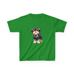 Custom Kids clothes - Doggie Dapper Kids Tee - Perfect for Pup Lovers! by Mynameispod