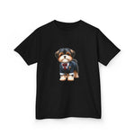 Custom Kids clothes - Doggie Dapper Kids Tee - Perfect for Pup Lovers! by Mynameispod