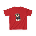 Custom Kids clothes - Doggie Dapper Kids Tee - Perfect for Pup Lovers! by Mynameispod