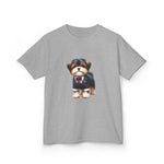 Custom Kids clothes - Doggie Dapper Kids Tee - Perfect for Pup Lovers! by Mynameispod