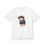 Custom Kids clothes - Doggie Dapper Kids Tee - Perfect for Pup Lovers! by Mynameispod