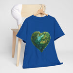 Custom T-Shirt - Eco - Love Heart: Sustainable Design for a Greener Tomorrow by Mynameispod