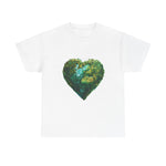 Custom T-Shirt - Eco - Love Heart: Sustainable Design for a Greener Tomorrow by Mynameispod