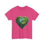 Custom T-Shirt - Eco - Love Heart: Sustainable Design for a Greener Tomorrow by Mynameispod