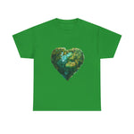 Custom T-Shirt - Eco - Love Heart: Sustainable Design for a Greener Tomorrow by Mynameispod