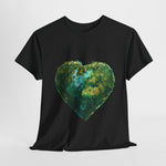 Custom T-Shirt - Eco - Love Heart: Sustainable Design for a Greener Tomorrow by Mynameispod