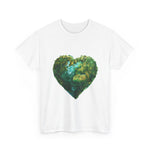 Custom T-Shirt - Eco - Love Heart: Sustainable Design for a Greener Tomorrow by Mynameispod