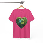 Custom T-Shirt - Eco - Love Heart: Sustainable Design for a Greener Tomorrow by Mynameispod