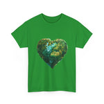 Custom T-Shirt - Eco - Love Heart: Sustainable Design for a Greener Tomorrow by Mynameispod