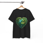 Custom T-Shirt - Eco - Love Heart: Sustainable Design for a Greener Tomorrow by Mynameispod