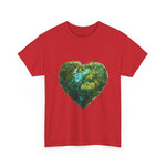Custom T-Shirt - Eco - Love Heart: Sustainable Design for a Greener Tomorrow by Mynameispod