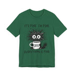 Custom T-Shirt - Fine & Funny Coffee Tee - Unisex Jersey Shirt by Mynameispod