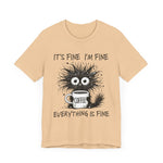 Custom T-Shirt - Fine & Funny Coffee Tee - Unisex Jersey Shirt by Mynameispod
