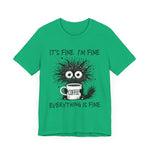 Custom T-Shirt - Fine & Funny Coffee Tee - Unisex Jersey Shirt by Mynameispod