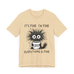 Custom T-Shirt - Fine & Funny Coffee Tee - Unisex Jersey Shirt by Mynameispod