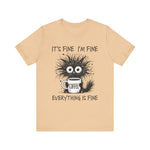 Custom T-Shirt - Fine & Funny Coffee Tee - Unisex Jersey Shirt by Mynameispod