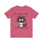 Custom T-Shirt - Fine & Funny Coffee Tee - Unisex Jersey Shirt by Mynameispod
