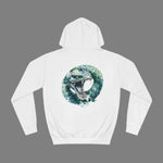 Custom Hoodie - Hoodie Haven: Fierce Snake Design for All by Mynameispod