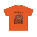 Custom T-Shirt - Joyful Journeys: Travel with a Happy Heart by Mynameispod