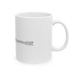 Custom Mug - Melodic Sips: Ceramic Guitar Vibes Mug by Mynameispod