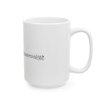 Custom Mug - Melodic Sips: Ceramic Guitar Vibes Mug by Mynameispod