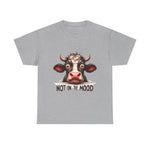 Custom T-Shirt - Moodless Cow Tee by Mynameispod
