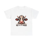 Custom T-Shirt - Moodless Cow Tee by Mynameispod