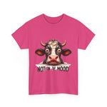Custom T-Shirt - Moodless Cow Tee by Mynameispod