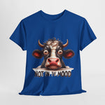 Custom T-Shirt - Moodless Cow Tee by Mynameispod