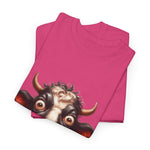 Custom T-Shirt - Moodless Cow Tee by Mynameispod