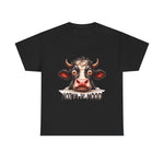 Custom T-Shirt - Moodless Cow Tee by Mynameispod