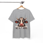 Custom T-Shirt - Moodless Cow Tee by Mynameispod