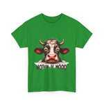 Custom T-Shirt - Moodless Cow Tee by Mynameispod