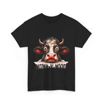 Custom T-Shirt - Moodless Cow Tee by Mynameispod