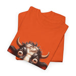 Custom T-Shirt - Moodless Cow Tee by Mynameispod