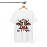 Custom T-Shirt - Moodless Cow Tee by Mynameispod