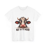 Custom T-Shirt - Moodless Cow Tee by Mynameispod