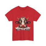 Custom T-Shirt - Moodless Cow Tee by Mynameispod