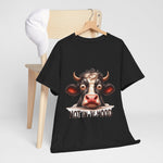 Custom T-Shirt - Moodless Cow Tee by Mynameispod