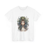 Custom T-Shirt - Mystical Medusa Tee - Unisex Heavy Cotton Shirt, Edgy Fashion, Casual Outfit, Unique Gift, Statement Piece by Mynameispod