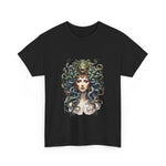 Custom T-Shirt - Mystical Medusa Tee - Unisex Heavy Cotton Shirt, Edgy Fashion, Casual Outfit, Unique Gift, Statement Piece by Mynameispod