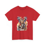 Custom T-Shirt - Mythical Guardian Unisex Heavy Cotton Tee, Graphic Tee, Angel Design Shirt, Fantasy Apparel, Gifts for Him/Her, Casual Wear by Mynameispod