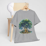 Custom T-Shirt - Nature - Inspired Unisex Heavy Cotton Tee - Majestic Tree Design by Mynameispod